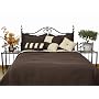 Microfiber King Comforter Set, Chocolate / Khaki