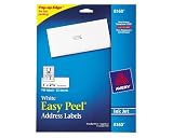 412 8Yc0Q1L. SL160  Avery Easy Peel White Address Labels, Inkjet Printers, 1 x 2.625 inches, Box of 750