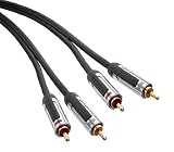 Profigold Skyline PROA4201 Stereo Phono Cables - 1m