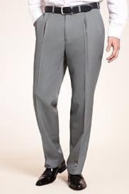 Crease Resistant Active Waistband Single Pleat Trousers