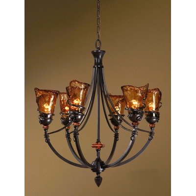 Click To Uttermost Vitalia Collection 6-Light Chandelier Details... Uttermost Vitalia Collection 6-Light Chandelier