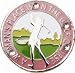 A Woman's Place Is on the Golf Course Crystal Ball Marker & Clip By Navika