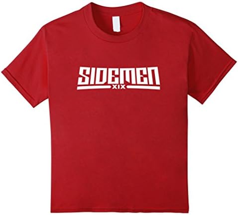 Kids Sidemen T-shirt 12 Cranberry