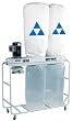 DELTA 50-761 2 Horsepower 4 Bag 2,100 CFM Dust Collector, 230-Volt 1 Phase