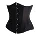 Muka Women Vintage Underbust Waist Training Boned Corset Clubwear Costume