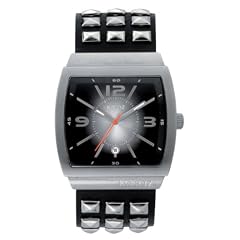 KA:OZ Herren-Armbanduhr Analog Leder schwarz A9474S5I
