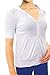 Short Sleeve Front Zip Hoodie Sweater with Front Pockets