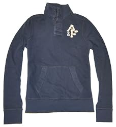 Abercrombie & Fitch Mens Logo Henley Sweatshirt T-Shirt