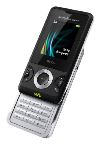 Sony ericsson - W205 - Téléphone portable - Lecteur mp3 - Appareil photo 1,3 Mpix - Bluetooth - Noir