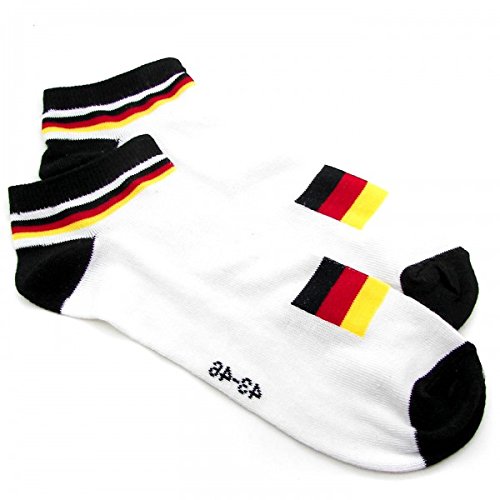 WM EM Fanartikel Hut Schal Armband Fingernägel Wimpern Socken Fussball Deutschland Brasilien, Modell:Socken
