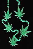 Mary Jane Glow in Dark Marijuana Mardi Gras Beads New Orleans