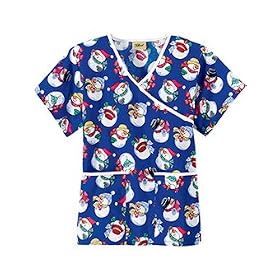 Tafford Bundle Up Crossover Scrub Top