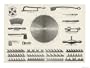 Various Types of Saw Giclee Poster Print, 18x24