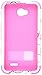 Asmyna TUFF Hybrid Phone Cover for LG Optimus Exceed 2/L70 - Retail Packaging - Morning Petunias/Electric Pink