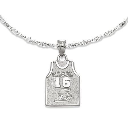 #16 Gasol Jersey Pendant Los Angeles Lakers - Unisex