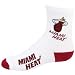 Miami Heat Youth White Team Logo Crew Socks