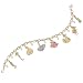 Sporting Goods : Disney Princess Charm Bracelet With Swarovski Crystals: Collectible Disney Jewelry by The Bradford Exchange