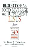 Blood Type AB Food, Beverage and Supplemental Lists