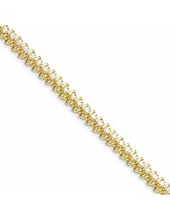 4.2 Carat 14K Gold Diamond tennis bracelet
