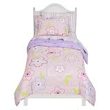 - Pink Dot Floral Bed in a Bag - Twin by 