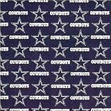 Dallas Cowboys NFL Fabric Shower Curtain (72"x72")