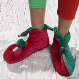 Review Century Novelty  / Green and Red Velour Elf Shoes Size Small - Medium