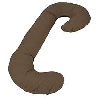 Leachco Snoogle Total Body Pillow Replacement Cover - Brown
