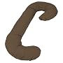 Leachco Snoogle Total Body Pillow Replacement Cover - Brown