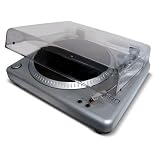 Ion Audio TTUSB 10 Vinyl Recording USB Turntable with Audacity Software, Dust Cover and Analog Stereo Input