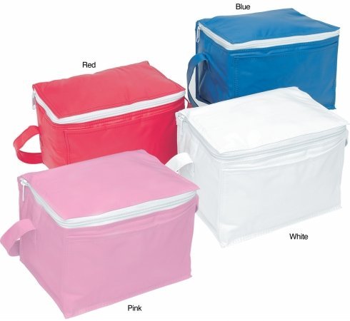 TrailWorthy 060-A6PKP Insulated 6-pack Cooler (Case of 25) - Pink