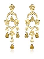 Bellavita Pendientes  plata de ley 925 milésimas bañada en oro