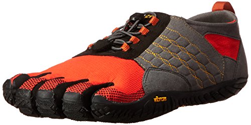 Vibram Men's Trek Ascent Walking Shoe, Grey/Red/Black, 45 EU/11.5-12 M US
