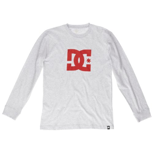 DC Shoes Herren Long Sleeve T-shirt Star Standard, heather grey/blazing red, XS, D05121000 Preisvergleich