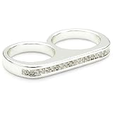 Erica Anenberg True Sparkle Crystal Silver Twosome 