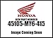 Honda 45105-MY6-415 - Pad Set, Fr-