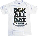 DGK T-Shirt: All Day Camo [Large] White