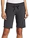 Danskin Women's Essentials Bermuda Short, Charcoal Heather, Medium