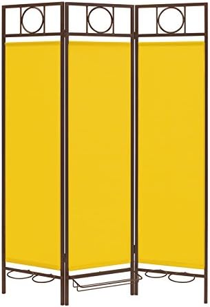 Comtemporary Privacy Screen Bronze-Yellow