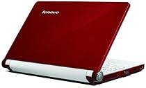 Lenovo IdeaPad S10e 25,7 cm (10,1 Zoll) Netbook (Intel Atom N270 1,6GHz, 1GB RAM, 160GB HDD, Intel GMA950, XP Home) rot