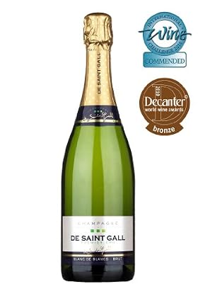De Saint Gall Blanc de Blancs Premier Cru Brut Champagne Case of 6 De Saint Gall Blanc de Blancs Premier Cru Brut Champagne Case of 6