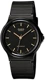 Casio Men's MQ24-1E Black Resin Quartz Watch with Black Dial