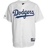 Los Angeles Dodgers Youth Replica Home Jersey by Majestic Athletic