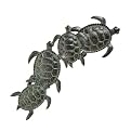 Hand Painted Green Hues Sea Turtle