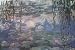 Professionally Framed Claude Monet (Nympheas) Fine Art Print Poster - 24x36 with RichAndFramous Black Wood Frame