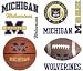 Michigan Wolverines - 21 College Wall Stickers/ Car Decals
