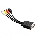 VGA auf TV S-Video 3 AV Ausgang Adapter Kabel Konverter