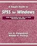 A Simple Guide to SPSS for Windows: Versions 8.0, 9.0, and 10.0