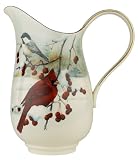 Lenox Winter Greetings Scenic Gold-Banded Fine China Pitcher