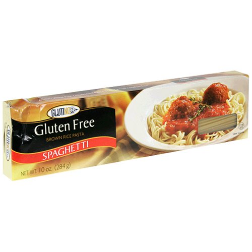 Glutino Gluten-Free Brown Rice Pasta, Spaghetti, 10-Ounce Packages (Pack of 8)