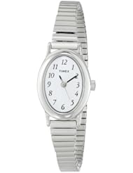 Timex Womens T21902 Cavatina Silver-Tone Expansion Band Watch